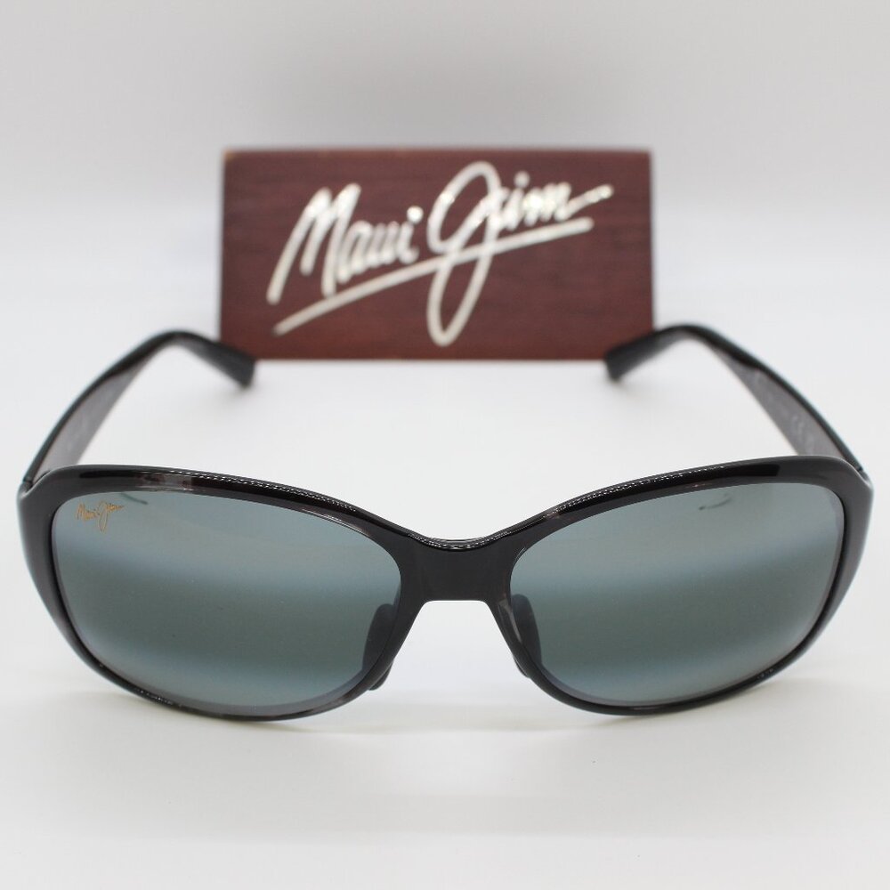 NEW Maui Jim KOKI BEACH Polarized Sunglasses Black Grey Tortoise 433-11T